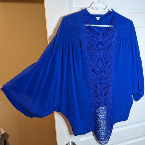 VINTAGE 'Naked Zebra' String back 3/4 Sleeve Shirt - Picture 11 of 13